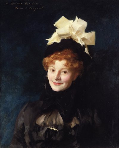 Madam Escudier, 1883 dolayları by John Singer Sargent
