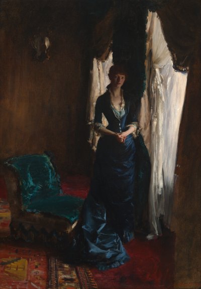 Madam Paul Escudier Louise Lefevre, 1882. by John Singer Sargent