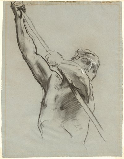 Kutuplu Erkek Gövde by John Singer Sargent