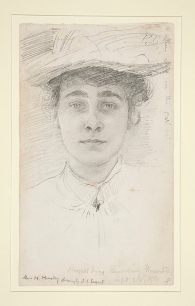 Bayan N. Huxley by John Singer Sargent