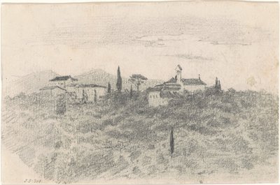 Manastır [recto], 1870-1872. by John Singer Sargent