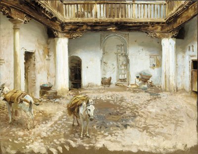 Mağribi Avlusu by John Singer Sargent