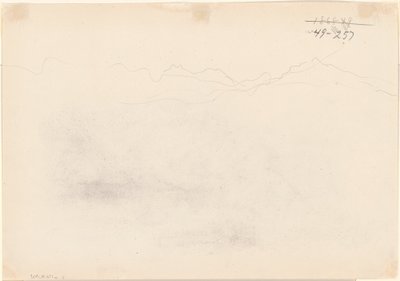Dağlar [verso] by John Singer Sargent