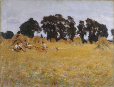 Buğday Tarlasında Dinlenen Orakçılar, 1885 by John Singer Sargent