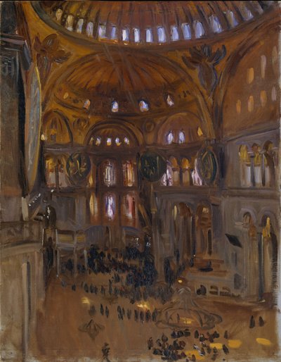 Ayasofya, 1891 by John Singer Sargent