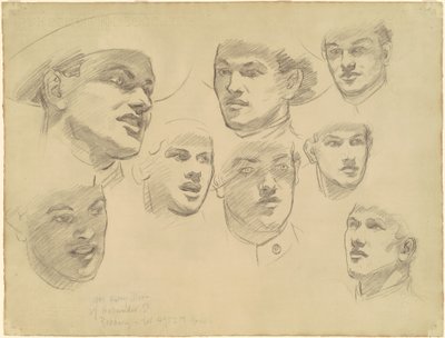 Savaşa Girme Çalışmaları, 1920-1922. by John Singer Sargent