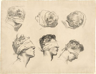 "Gazlı" için çalışmalar by John Singer Sargent