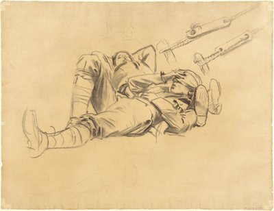 "Gazlı" için çalışmalar [rekto] by John Singer Sargent