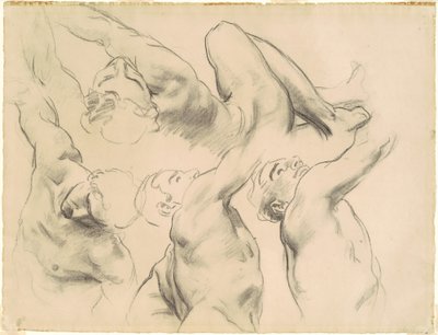 "Cennet" ve "Cehennem" Çalışmaları by John Singer Sargent