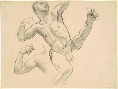 "Chiron ve Aşil" için Aşil Çalışmaları by John Singer Sargent