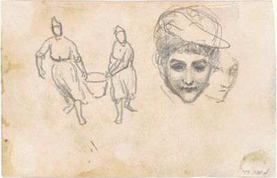 Köylü Çalışmaları [verso] by John Singer Sargent