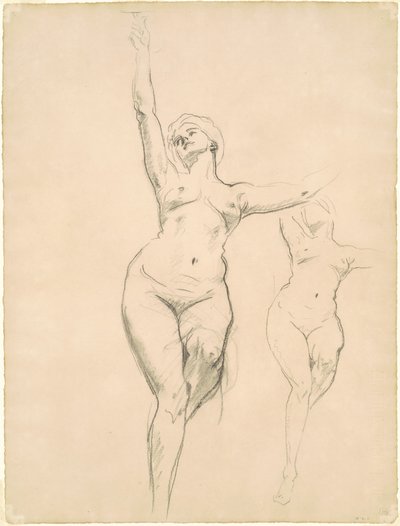 "Ölüm ve Zafer" için Zafer Çalışmaları by John Singer Sargent