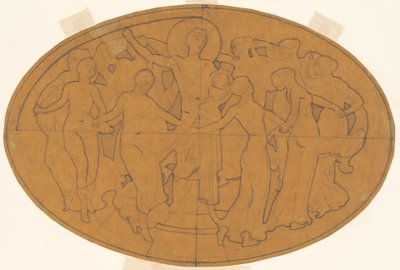 "Apollon ve İlham Perileri" çalışması by John Singer Sargent
