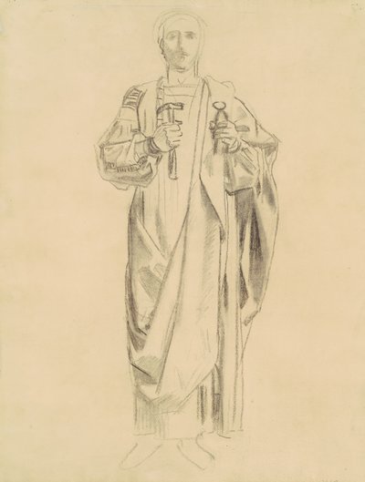Kefaret Dogma Çalışması: Melekler Frizi [recto], 1895-1903. by John Singer Sargent
