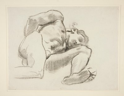 Prometheus, rondel, Rotunda, Boston Güzel Sanatlar Müzesi için Çalışma by John Singer Sargent