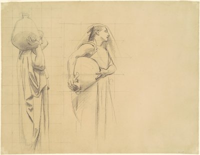 "Danaïdes" için çalışma by John Singer Sargent