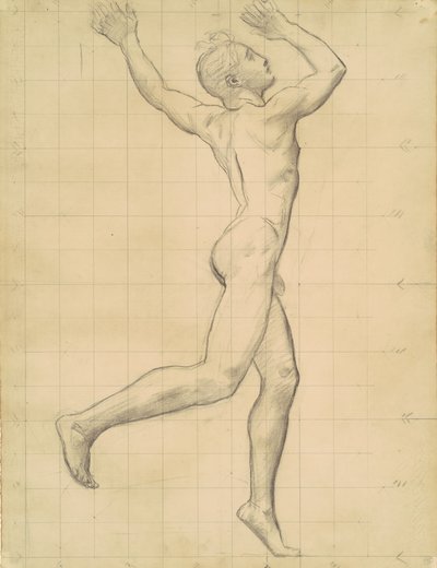 Apollo ve Daphne için Apollo Çalışması, c. 1918. by John Singer Sargent