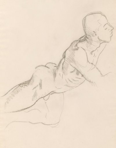 Eros ve Psyche için Eros Çalışması, kabartma süsleme, Rotunda, Güzel Sanatlar Müzesi, Boston by John Singer Sargent