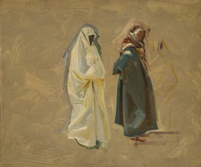 İki Bedevinin İncelenmesi by John Singer Sargent