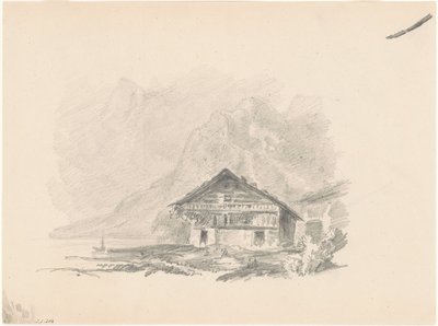 İsviçre Dağ Evi by John Singer Sargent