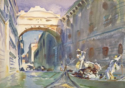 İç Çekmeler Köprüsü, c.1905-08 (kağıt üzerinde wc) by John Singer Sargent