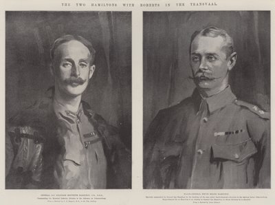 Transvaal'da Roberts ile İki Hamilton by John Singer Sargent