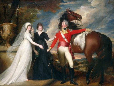 Albay William Fitch ve Kızkardeşleri Sarah ve Ann Fitch, 18001801. by John Singleton Copley