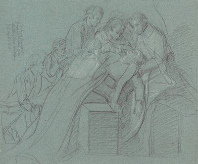 "Chatham Kontu'nun Ölümü"nde Merkez Grup için Çalışma by John Singleton Copley