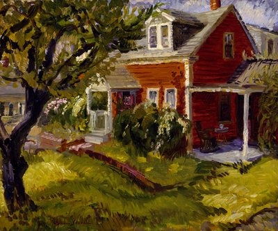 Gloucester'da Kulübe (tuval üzerine yağlı boya) by John French Sloan
