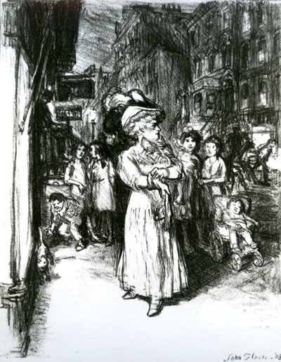 Altıncı Cadde ve 30. Cadde by John French Sloan