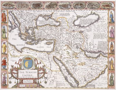 Türk İmparatorluğu, 1626 by John Speed