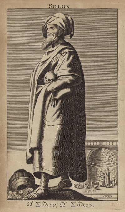Solon, Atinalı devlet adamı, milletvekili ve şair by John Sturt