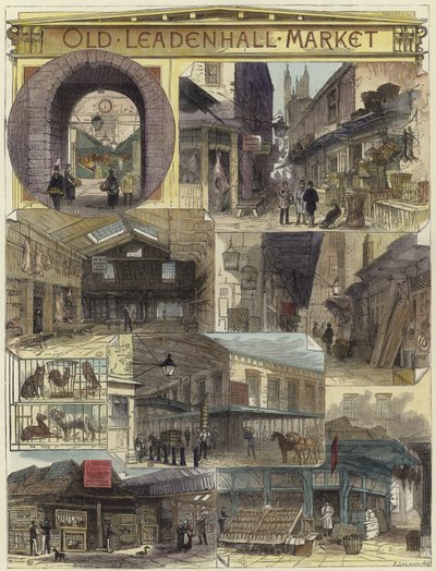 Eski Leadenhall Pazarı by John Sulman