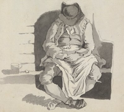 Bankta Uyuyan Bir Adamın İncelenmesi by John Taylor