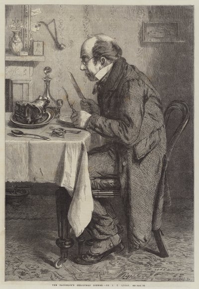 Bekarlığa veda Noel Yemeği by John Templeton Lucas