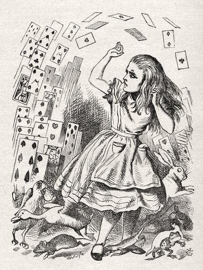 Alice - dönen by John Tenniel