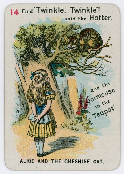 Alice ve Cheshire Kedisi by John Tenniel