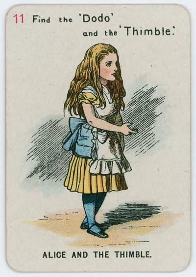 Alice ve Yüksük by John Tenniel