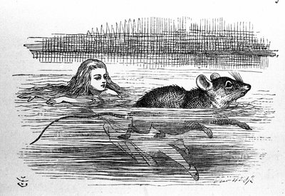 Alice Harikalar Diyarında Lewis Carroll (E. Dodgson) tarafından. Tenniel