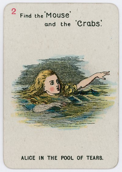 Alice Gözyaşı Havuzunda by John Tenniel