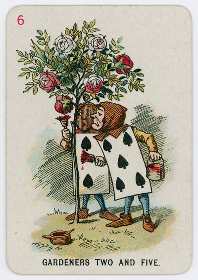 Bahçıvanlar İki ve Beş by John Tenniel
