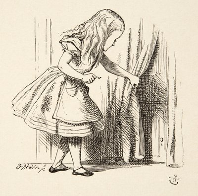 Perdenin Arkasına Bakmak, Lewis Carroll (1832 - 98) tarafından kaleme alınan Alice Harikalar Diyarında
