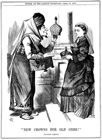 Yaşlılar için Yeni Taçlar!, Benjamin Disraeli, Hindistan