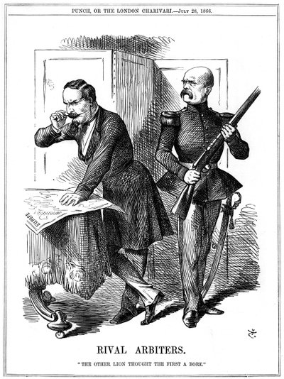Rakip Hakemler, 1866 by John Tenniel