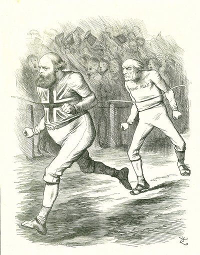 Bitiş: Genel Seçim 1886. Gladstone (Liberal) İrlanda için Ana Kural tasarısı için ülkeye gitti. Salisbury (Muhafazakar muhalefet), Gladstone