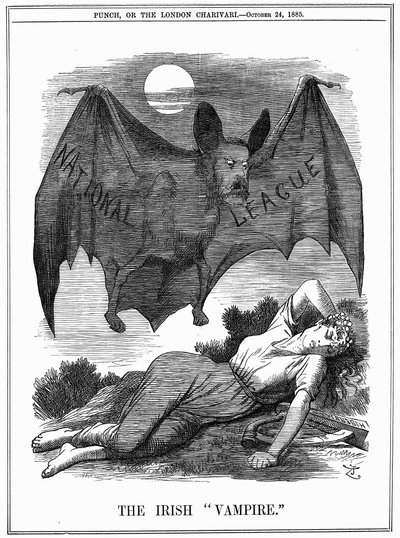 İrlandalı Vampir, 1885 by John Tenniel