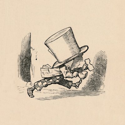 Çılgın Şapkacı, Tarts bölümünde, 1889 by John Tenniel