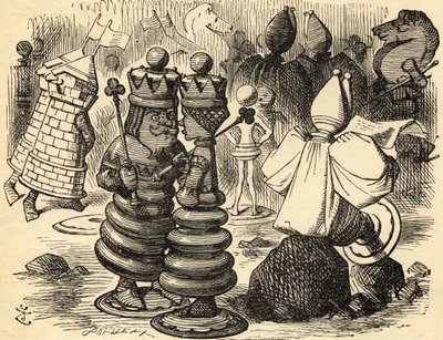 Kızıl Kral ve Kraliçe. Sir John Tenniel