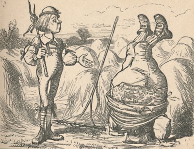 Amuda kalkmış bu babayla konuşan genç, 1889 by John Tenniel