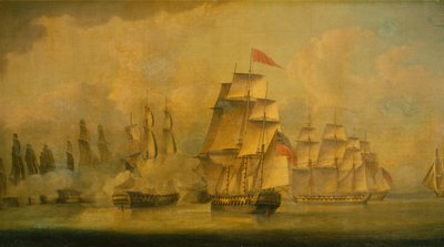 Malacca Boğazı Savaşı, 15 Şubat 1804 by John Thomas Serres